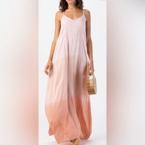 Ombré maxi dress / beach cover up